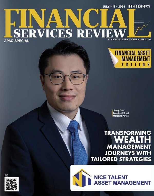 Financial Services Review APAC Special July 2024 cover featuring Jimmy Chan, Founder, CEO & Managing Partner