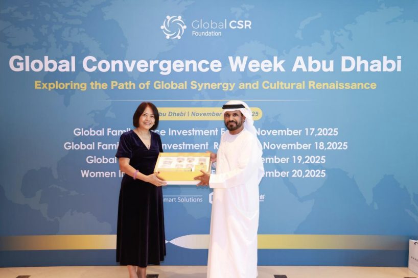 Nice Talent representatives engaging with hosts at Global Convergence Week Abu Dhabi
